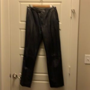 Beautiful supple leather pants, below waistline